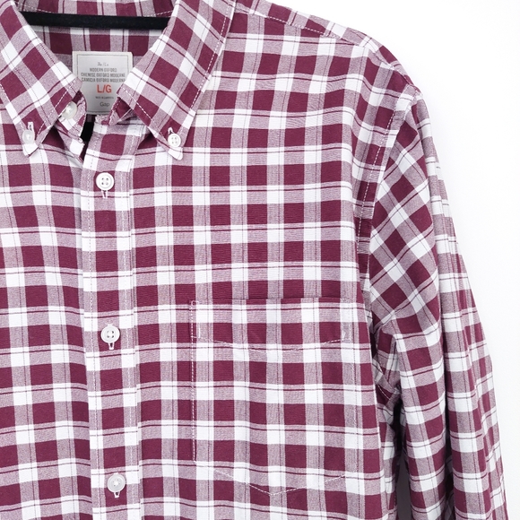 GAP The Modern Oxford Shirt Size L - Picture 7 of 16
